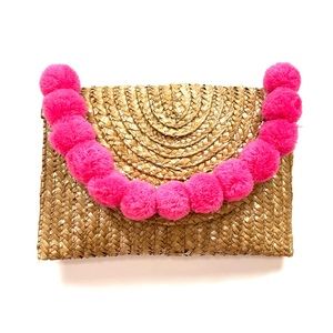 Shiraleah Pom Pom Clutch
